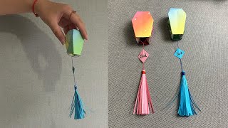 How to Make Paper Lanterns  DIY Sky Lantern  Easy Origami Blessing Lanterns  DIY Crafts [upl. by Lomax]