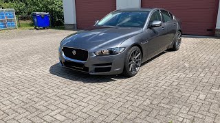 Jaguar XE 20D Ingenium engine 2600 km sound landrover sd4 [upl. by Lissak]