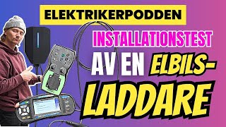 Installationstest av en ELBILSLADDARE [upl. by Stetson]