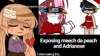 Exposing meech da peach and Adrianexe  Watch till end to find out 😱😱 [upl. by Uziel]