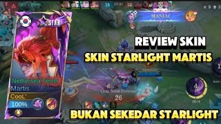 Review Skin Starlight Martis  Mobile Legends [upl. by Rafaelita58]