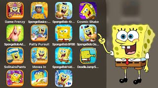 Spongebobs Game FrenzyBaldis BasicsKrusty CookOffThe Cosmic ShakePatty PursuitDoodle Jump [upl. by Asiulana]