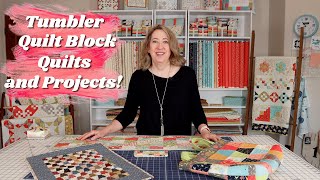 Tumbler Quilt Block Quilts and Projects [upl. by Brooking323]