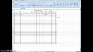 Using Excel to Journalize in the Cash Receipts Journal [upl. by Ttocs]