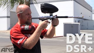 DYE DSR Paintball Gun  Shooting [upl. by Anivlek244]