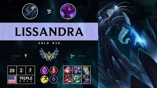 Lissandra Mid vs Malzahar  NA Challenger Patch 1413 [upl. by Oakleil]