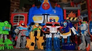 Transformers Rescue Bots Toys Full Collection  Toddler Review [upl. by Nossah448]