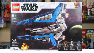 LEGO Star Wars 75316 MANDALORIAN STARFIGHTER Review 2021 [upl. by Newel]