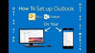 Microsoft Outlook Email Setup in your Mobile amp Computer [upl. by Brazee]