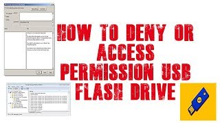 How to EnableDisable ReadWrite Permission on USB drivePen Drive Using Group Policy [upl. by Akin]