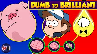 Gravity Falls Characters Dumb to Brilliant 🧠 [upl. by Horter]