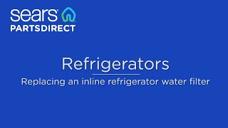 How to replace an inline refrigerator water filter [upl. by Femi457]