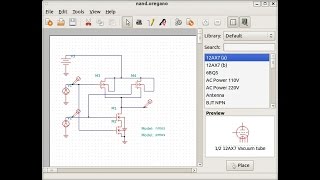 CMOS Transistor Logic Gates and SPICE Analysis LTSpice oregano etc [upl. by Einafit]