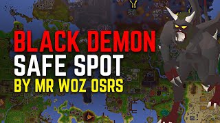 How To Safe Spot BLACK DEMONS In The Catacombs Of Kourend︱Old School Runescape [upl. by Beitris401]