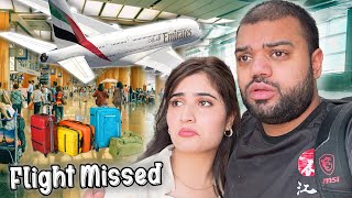 Flight Miss Ho Gai 😭  Apne Mulk Wapis Nahi Ja Sakte 😱 [upl. by Neira261]