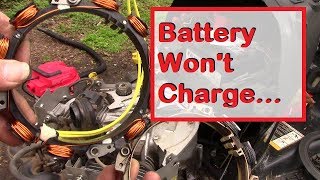 How to Test and Repair a Lawn Tractor Charging System [upl. by Mccall]