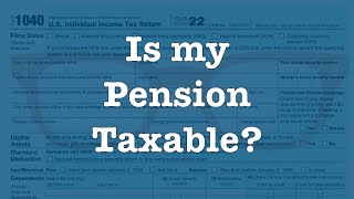 Is My Pension Taxable [upl. by Ayanat]