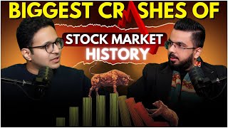 Stock market crash  History of biggest stock market crashes [upl. by Halludba526]