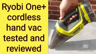 Ryobi one cordless hand vac review [upl. by Kirsch695]