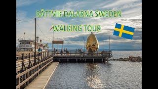 Rättvik Dalarna Sweden  Walking Tour  Nice Place To Visit Vlog  210 [upl. by Naves]