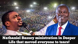 Awesome Nathaniel Bassey honors Pastor Kumuyi before ministering [upl. by Adeuga]