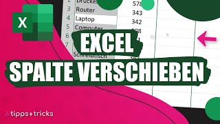 ExcelSpalte verschieben  so gehts [upl. by Nylsej251]