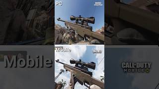 LW3 TUNDRA AWM SNIPER RIFLE in CoD Mobile VS Black Ops Cold War [upl. by Qirat]