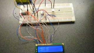 Building infrared IR thermometer using MLX90614 sensor and pic16f690 [upl. by Weinberg]