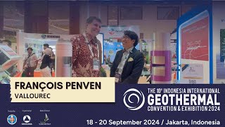 Interview  François Penven Vallourec  IIGCE 2024 Jakarta Indonesia [upl. by Roxie]