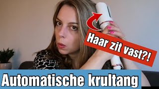 AUTOMATISCHE KRULTANG REVIEW  Kan je haar toch vast blijven zitten [upl. by Aenel]