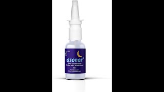 Asonor Snoring Nasal Spray review  snore solutions anti snoring relief spray review [upl. by Unders]