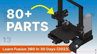 Fusion 360 Components and Assemblies Explained  Day 13 of Learn Fusion 360 in 30 Days [upl. by Lander]