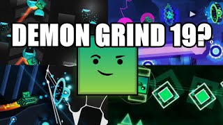 Geometry Dash \\ Demon Grind No19 [upl. by Adnuhsor]