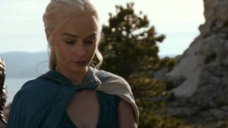 Daario gives Dany some flowers  Path to Meereen Full Scene S04 E01 [upl. by Bonn]