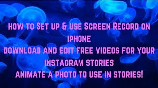 Screen Record for Instagram Stories using Photo and Video [upl. by Sreip29]