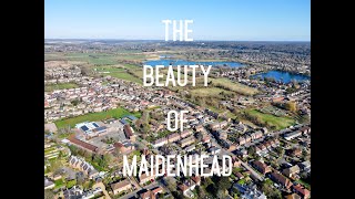 The Beauty of Maidenhead from the Air  4K Cinematic Drone  England UK [upl. by Oberstone]