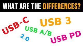 USB Differences Explained [upl. by Lleze]