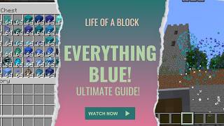 Every Blue Item in Minecraft – Ultimate Guide [upl. by Einalam]