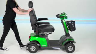 Scootmobiel Excel Galaxy Compact  Tomzorgnl [upl. by Hukill]