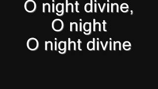 O Holy Night LYRICS [upl. by Ithaman]