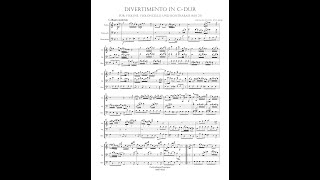 Johann Michael Haydn – Divertimento in CDur Vln Cello amp Kbass [upl. by Benisch]