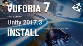 Vuforia Unity Installation and HelloWorldAR  Augmented Reality Apps [upl. by Ahsaelat]