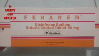 FENAREN diclofenac sodium 50 [upl. by Wilkie]