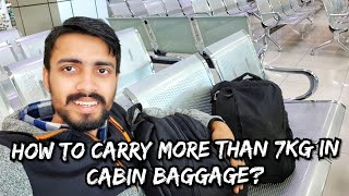 Travel Talks  4  How to Carry More in Budget Airline I carry 11KG in 7KG allowance [upl. by Wendi]