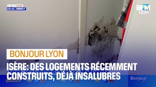 En Isère des logements sociaux neufs sont envahis de moisissures [upl. by Onfroi704]