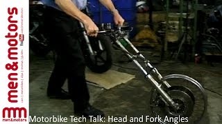 Motorbike Tech Talk Head amp Fork Angles [upl. by Ahsok764]