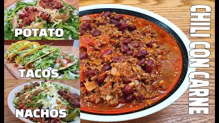 Chili Con Carne  Chili Beef  Tacos  Nachos  Youtube [upl. by Nary]