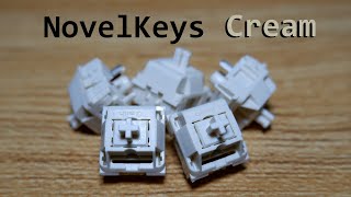 NovelKeys Cream switch review [upl. by Wailoo]