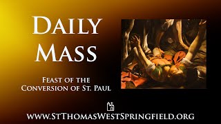 Daily Mass Thursday January 25 2024 [upl. by Fedak]