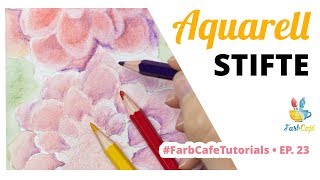 Wie verwende ich Aquarellstifte  FarbCafé Tutorial 23 [upl. by Neelon]